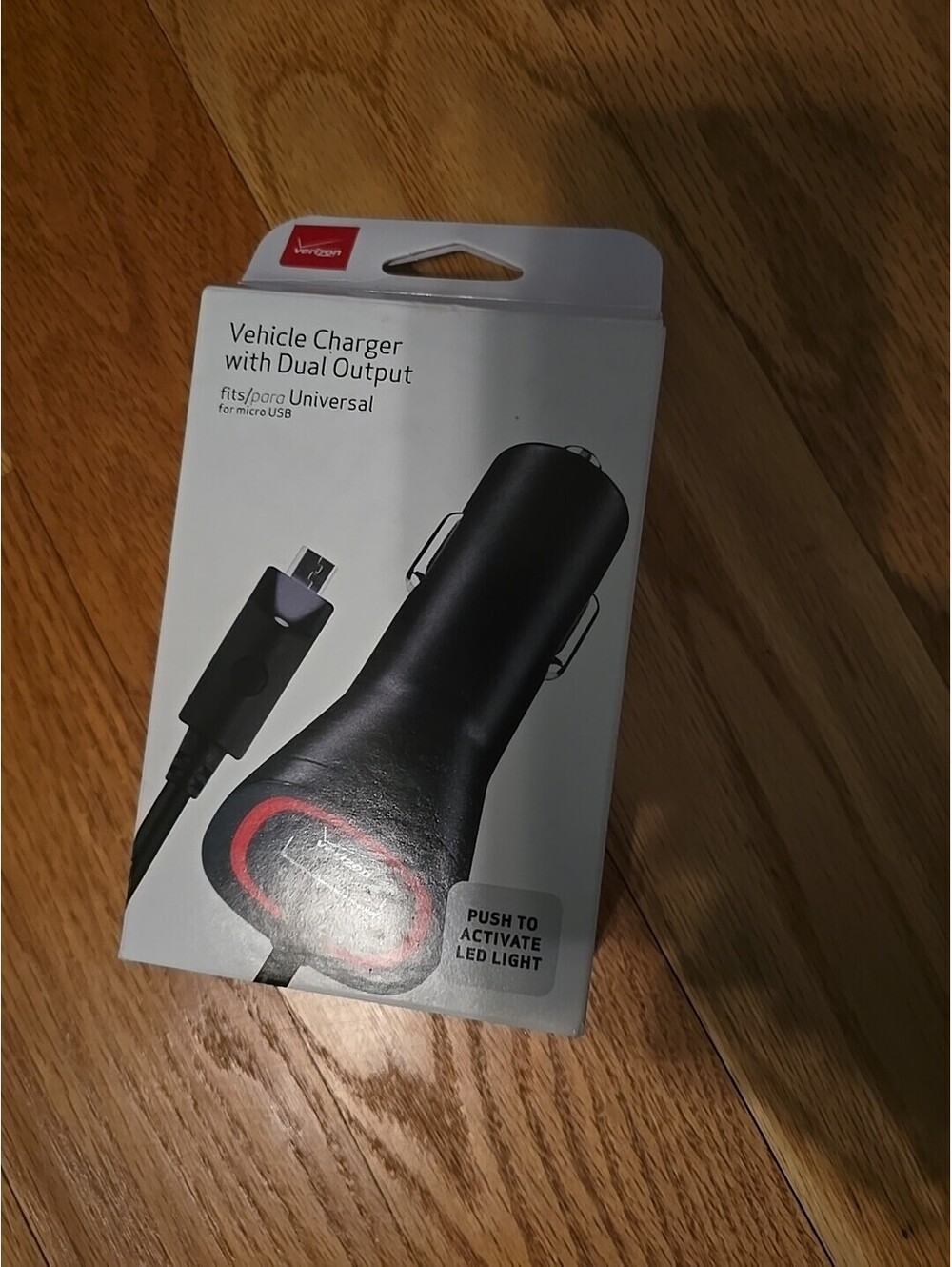 Discontinued New Verizon Vehicle Charger With Dual Output Universal For MicroUSB